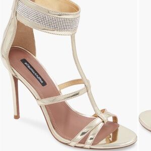 BCBGMaxAzria Metallic Gold Heels